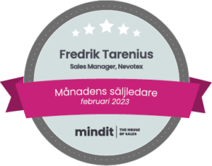 Fredrik Tarenius badge feb 2023
